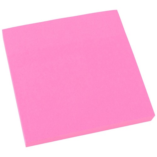 کاغذ یادداشت چسب دار صورتی Quilo 7.5*7.5cm بسته 100 برگی