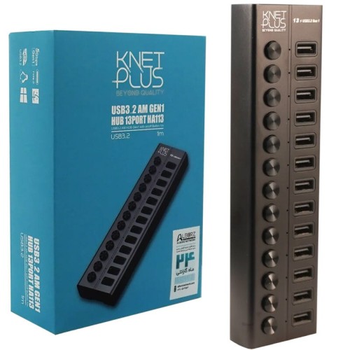 هاب 13 پورت USB کی نت پلاس KP-HA113