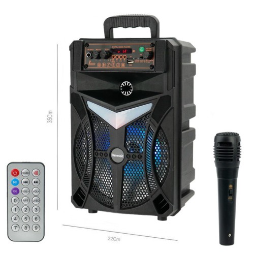 اسپیکر بلوتوثی گلکس بیت GS-13 + میکروفون و ریموت کنترل