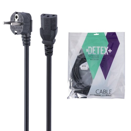 کابل برق Detex+ 3m PC