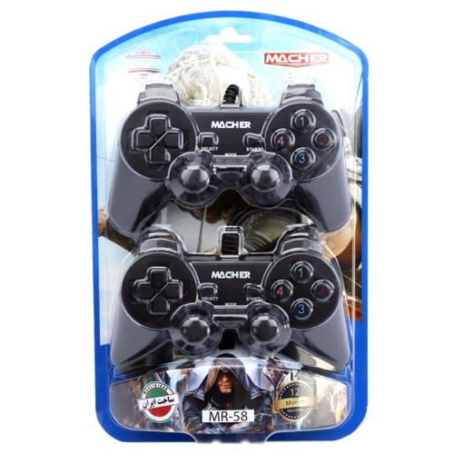 دسته بازی دوبل شوکدار Macher MR-58 PC