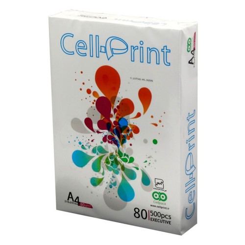 کاغذ A4 سل پرینت 80 گرم بسته 500 عددی
