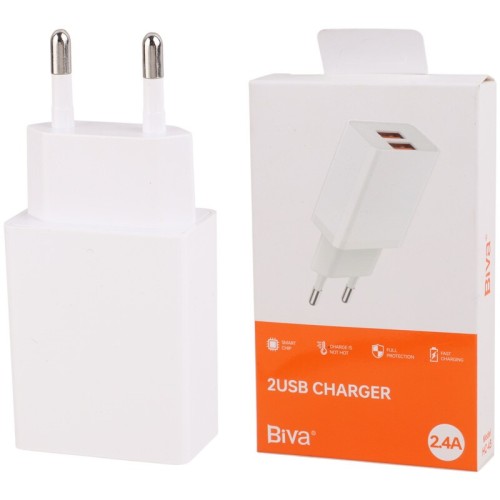 شارژر دیواری 12 وات بیوا HC-43 2.4A