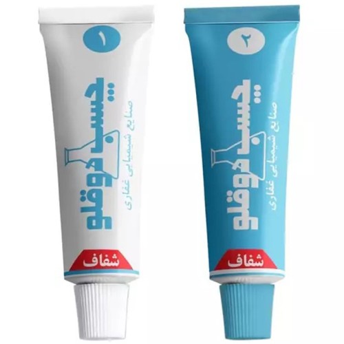 چسب دوقلو شفاف 14 گرم غفاری