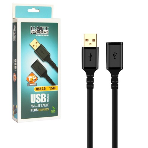 کابل افزایش طول USB کی نت پلاس KP-A2 طول 1.5 متر